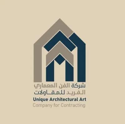 شعار شركة الفن المعماري الفريد للمقاولات – عميل توب تيك